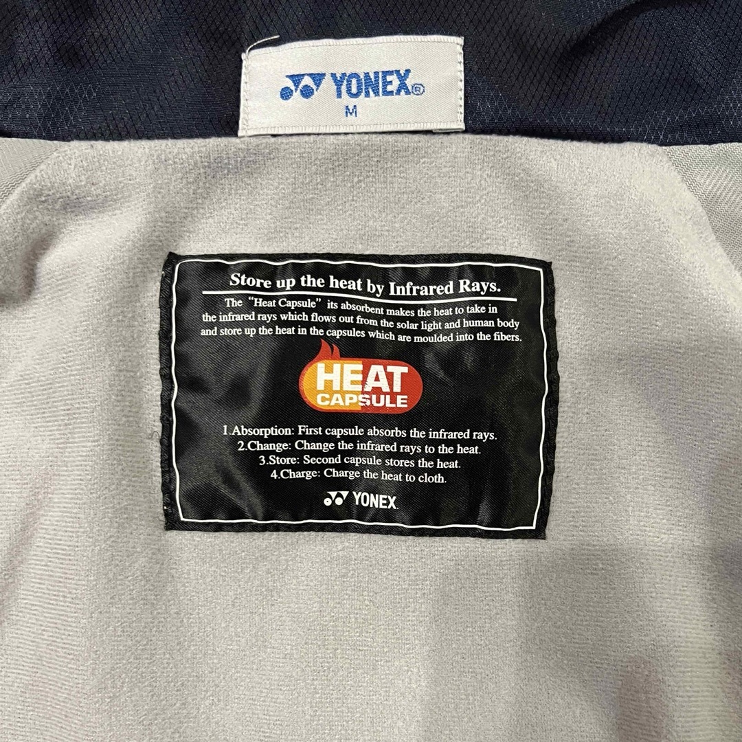 YONEX(ヨネックス)のヨネックス ジャケット アウター Mサイズ 裏フリース オレンジ ヒートカプセル スポーツ/アウトドアのテニス(ウェア)の商品写真