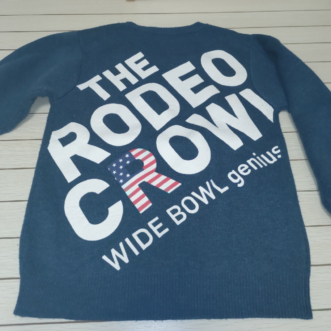 RODEO CROWNS WIDE BOWL(ロデオクラウンズワイドボウル)のRODEOCROWNSWIDEBOUL★ニット★140 キッズ/ベビー/マタニティのキッズ服男の子用(90cm~)(ニット)の商品写真