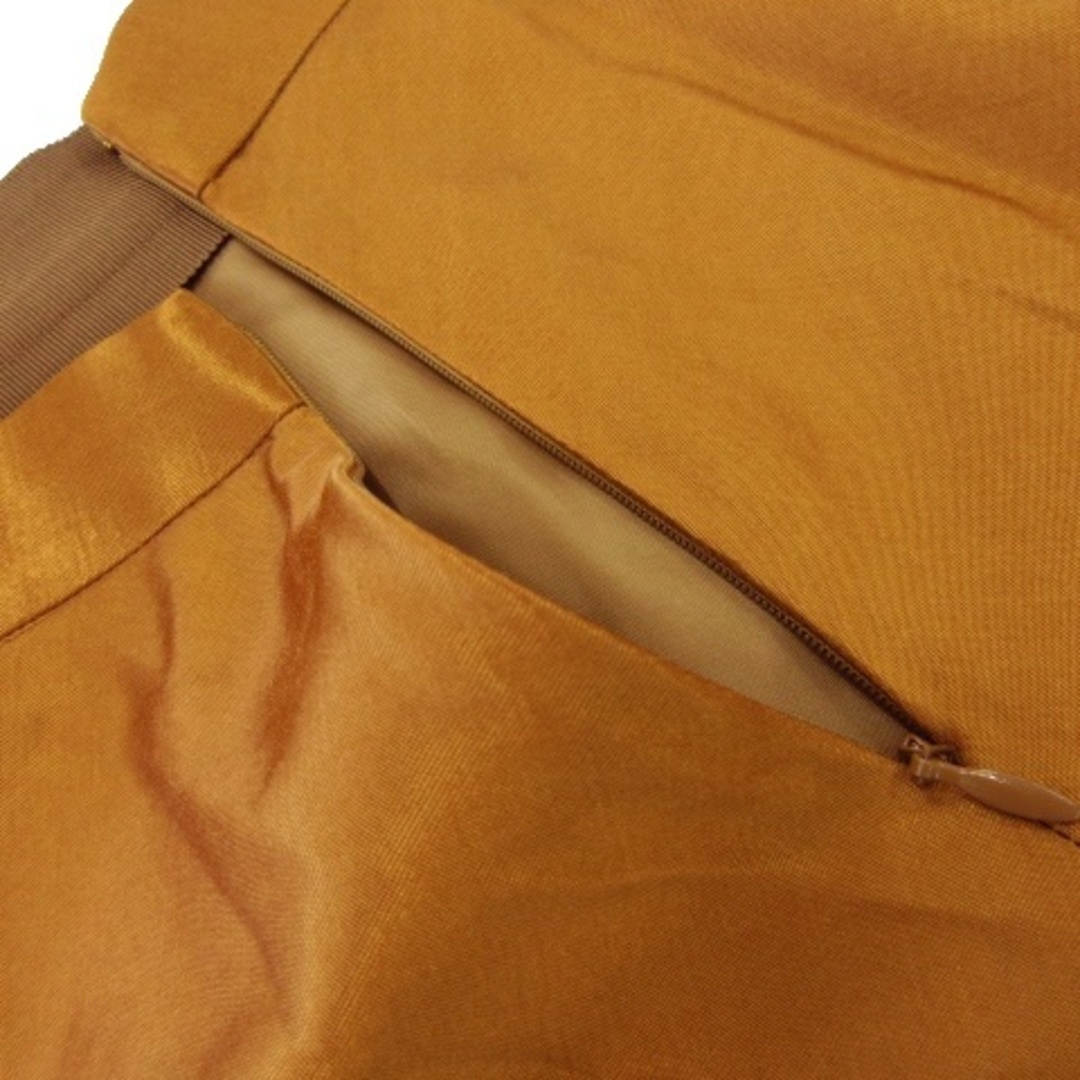 DRESSTERIOR(ドレステリア)のドレステリア スカート フレア ミモレ ロング サテン ツヤ なめらか 38 茶 レディースのスカート(ロングスカート)の商品写真