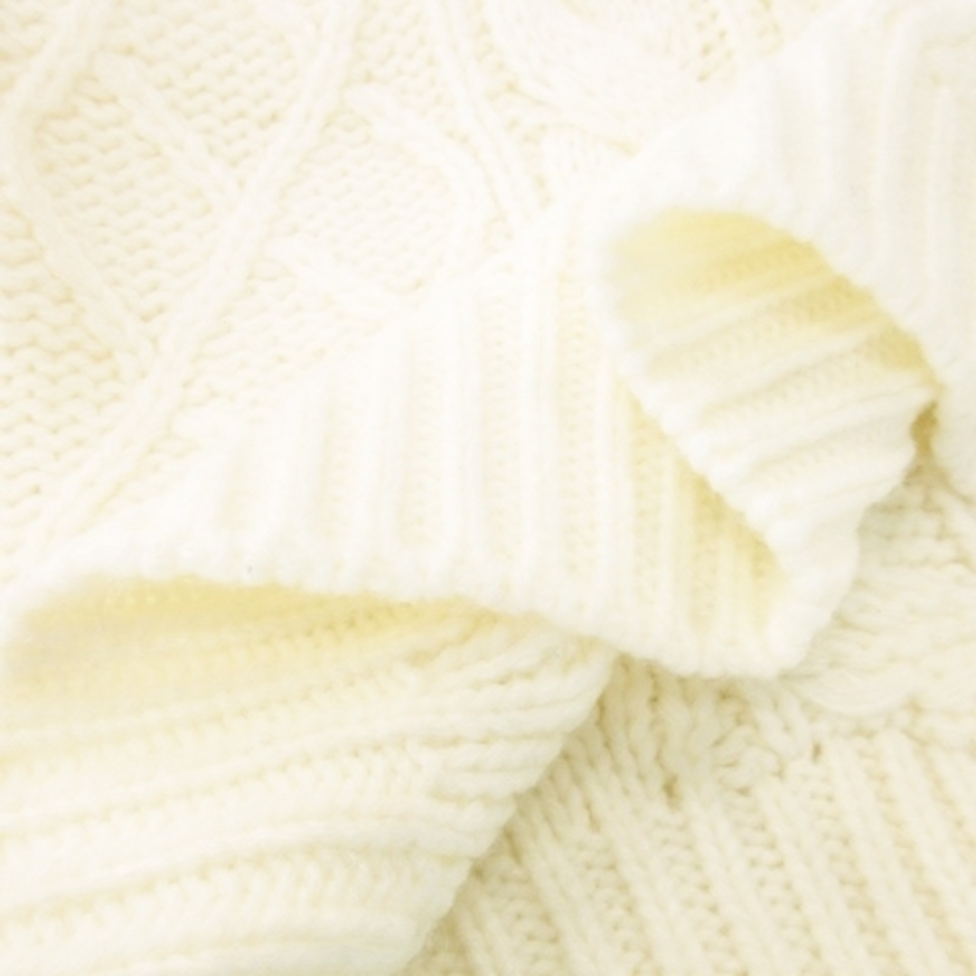 LOWRYS FARM(ローリーズファーム)のローリーズファーム ニット セーター Vネック 長袖 L 白 ホワイト /AH9 レディースのトップス(ニット/セーター)の商品写真