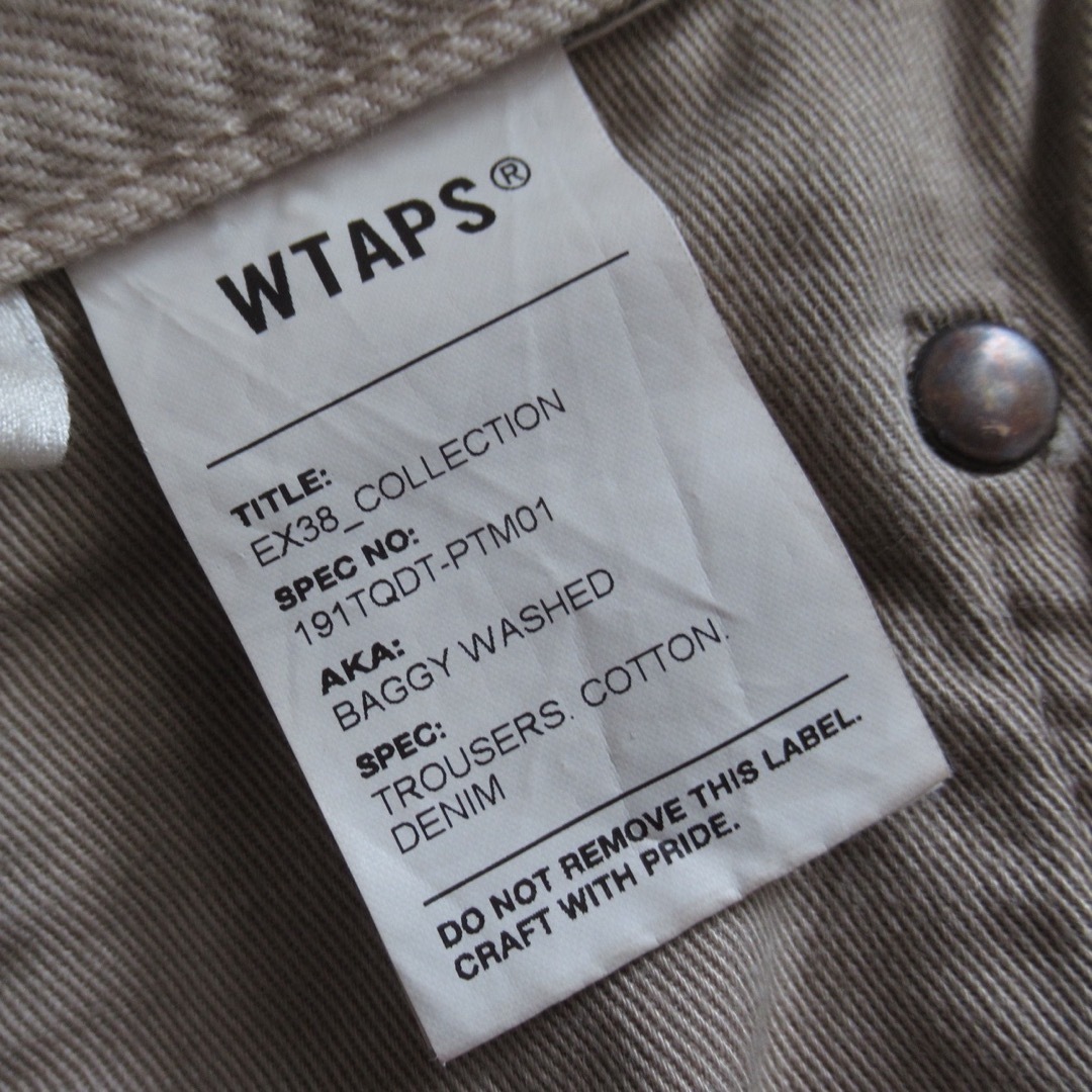 W)taps(ダブルタップス)のWTAPS ヴィンテージ 加工 テーパード デニム パンツ ジーンズ ジーンズ メンズのパンツ(デニム/ジーンズ)の商品写真