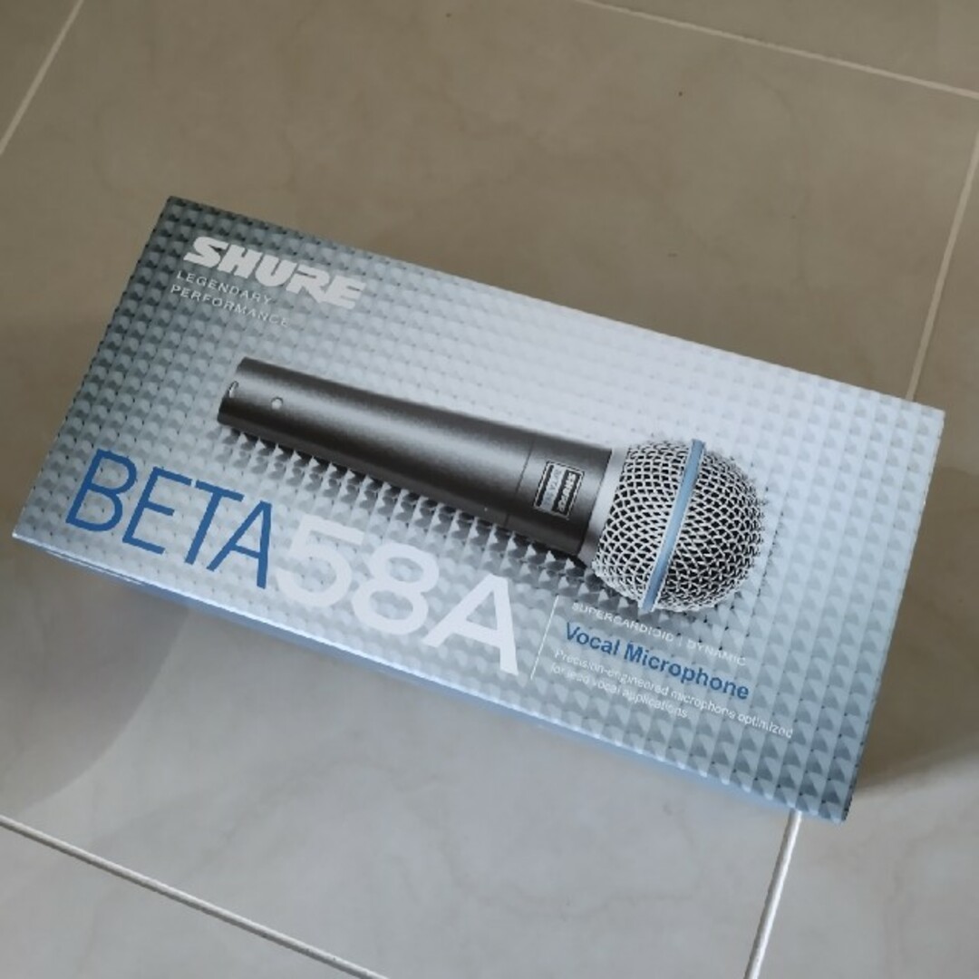 SHURE BETA 58A スーパーカーディオイド マイクレコーディング/PA機器