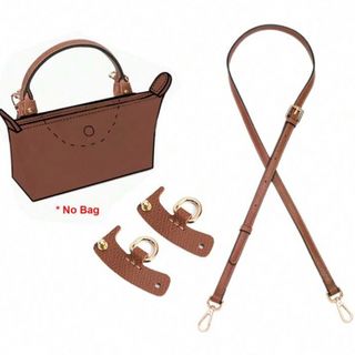 ロンシャン(LONGCHAMP)のロンシャン　Longchamp用　レザー　カスタムショルダーベルト　バッグパーツ(その他)