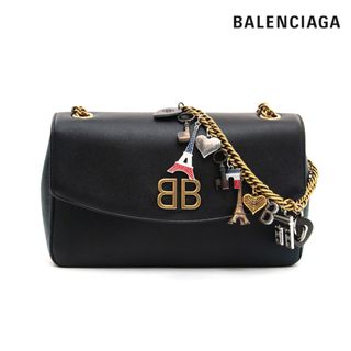 バレンシアガ(Balenciaga)のバレンシアガ BALENCIAGA レザー チャームチェーン  ショルダーバッグ(ショルダーバッグ)