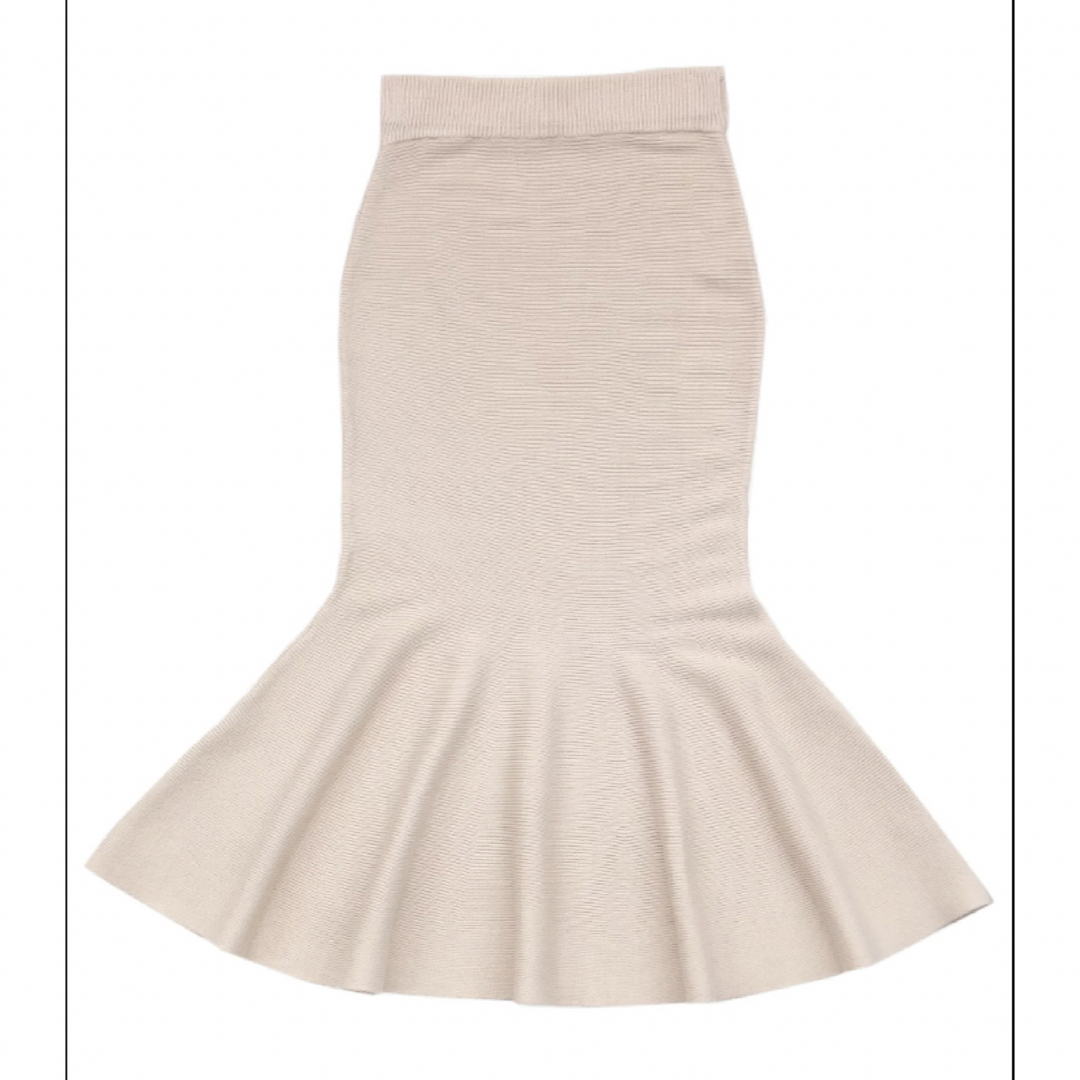 SELECT MOCA(セレクトモカ)のマーメイドニットスカート レディースのスカート(ロングスカート)の商品写真