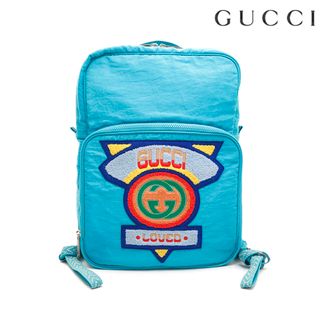 グッチ(Gucci)のグッチ GUCCI インターロッキング パッチワーク LOVED バックパック リュック・デイパック(リュック/バックパック)