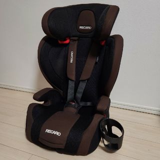 レカロ(RECARO)の美品レカロ　ジュニアシート　ジラッフェブラウン(自動車用チャイルドシート本体)