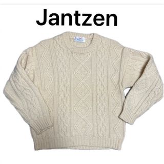 ジャーナルスタンダードレリューム(JOURNAL STANDARD relume)のJantzen  ジャンセン　ヴィンテージニット　白　ホワイト　セーター(ニット/セーター)