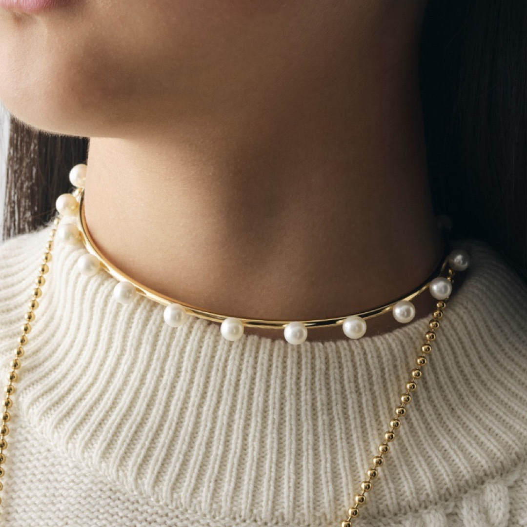 Bijou de M パールチョーカー Pearl Choker レディースのアクセサリー(ネックレス)の商品写真