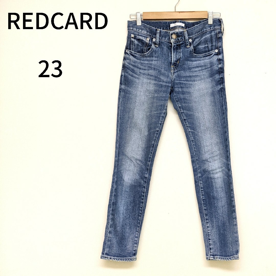 REDCARD　Anniversary25th　デニムパンツ　 スリムテーパード約45㎝×2総丈