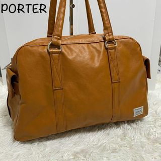 ポーター(PORTER)のPORTER 吉田カバン ボストンバッグ フリースタイル キャメル(ボストンバッグ)