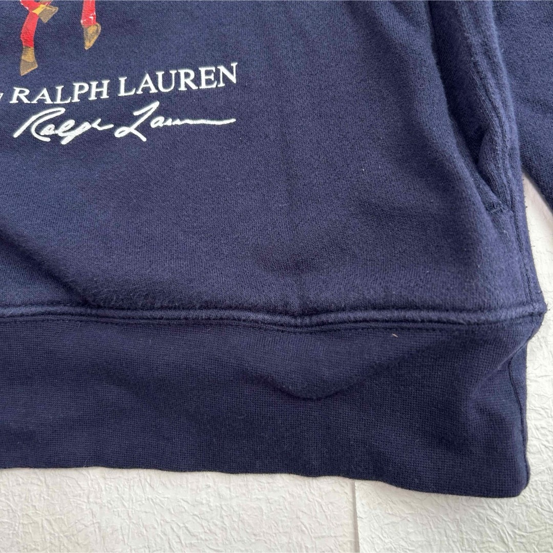 POLO RALPH LAUREN(ポロラルフローレン)のラルフローレン ポロベア ボーイズフリースフーディ S/140 キッズ/ベビー/マタニティのキッズ服男の子用(90cm~)(Tシャツ/カットソー)の商品写真