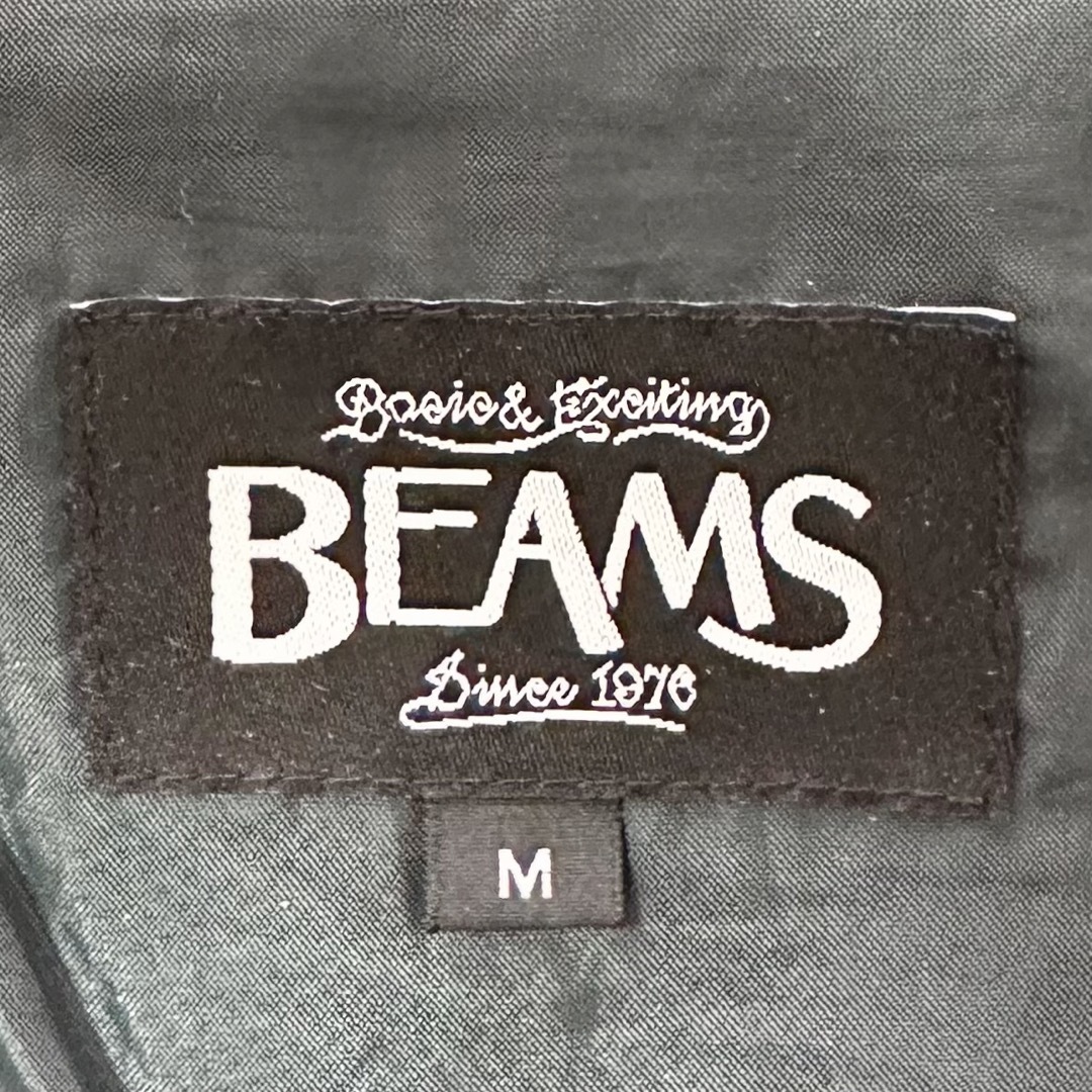 BEAMS(ビームス)のBEAMS/ビームス★ダッフルコート★グリーン/緑★ウール&レザー(牛革)★M メンズのジャケット/アウター(ダッフルコート)の商品写真