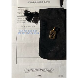 クロムハーツ(Chrome Hearts)の【最終値下価格】22kタイニーカットアウトクロスwith１Ｐダイヤ インボイス(ネックレス)