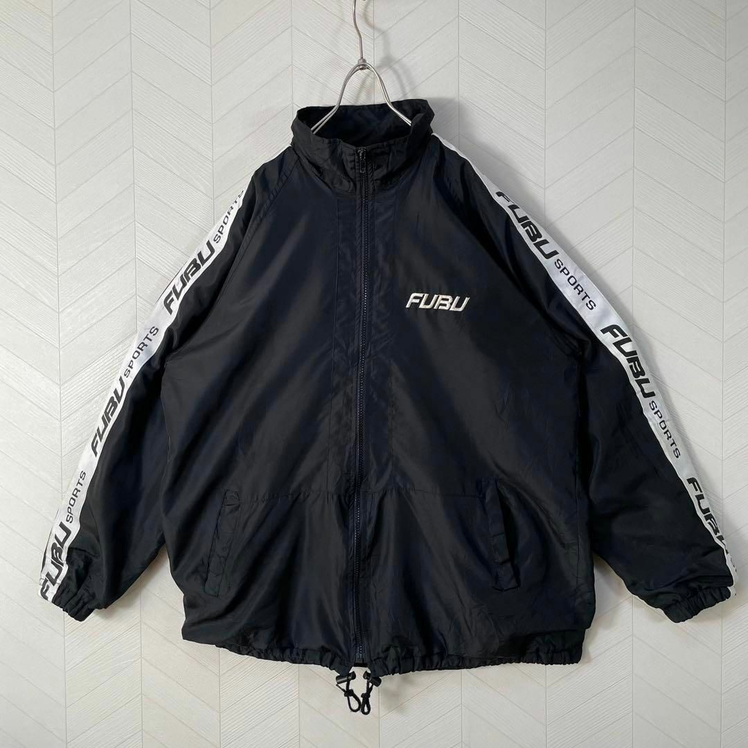 FUBU - 入手困難 90s FUBU フブ ナイロン トラックジャケット ライン