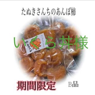 たぬきさんちのあんぽ柿B品300ｇ×2(フルーツ)