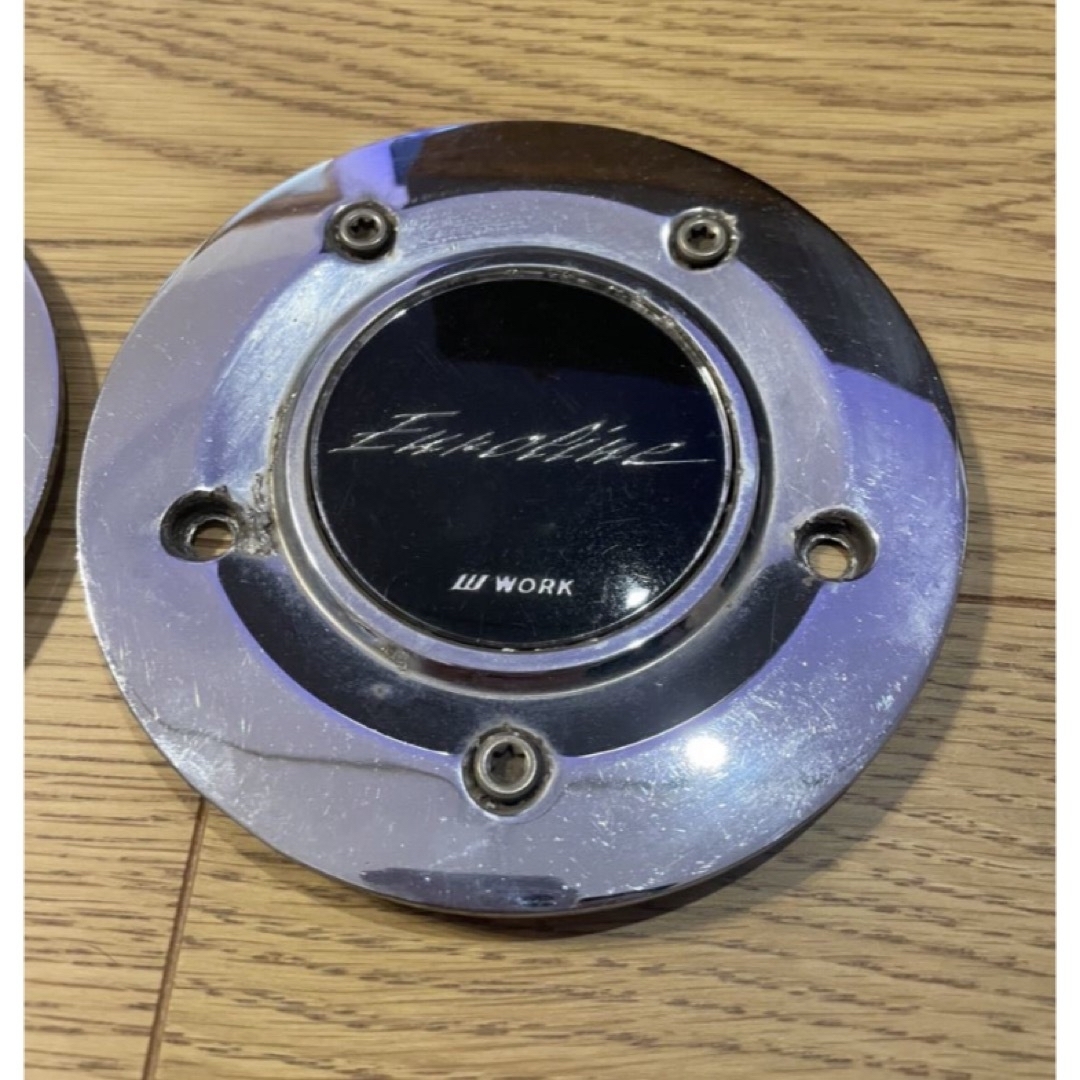 WORK Eurolineワークユーロラインセンターキャップ 2枚セットの WORK Eurolineワークユーロラインセンターキャップ 2枚セットの