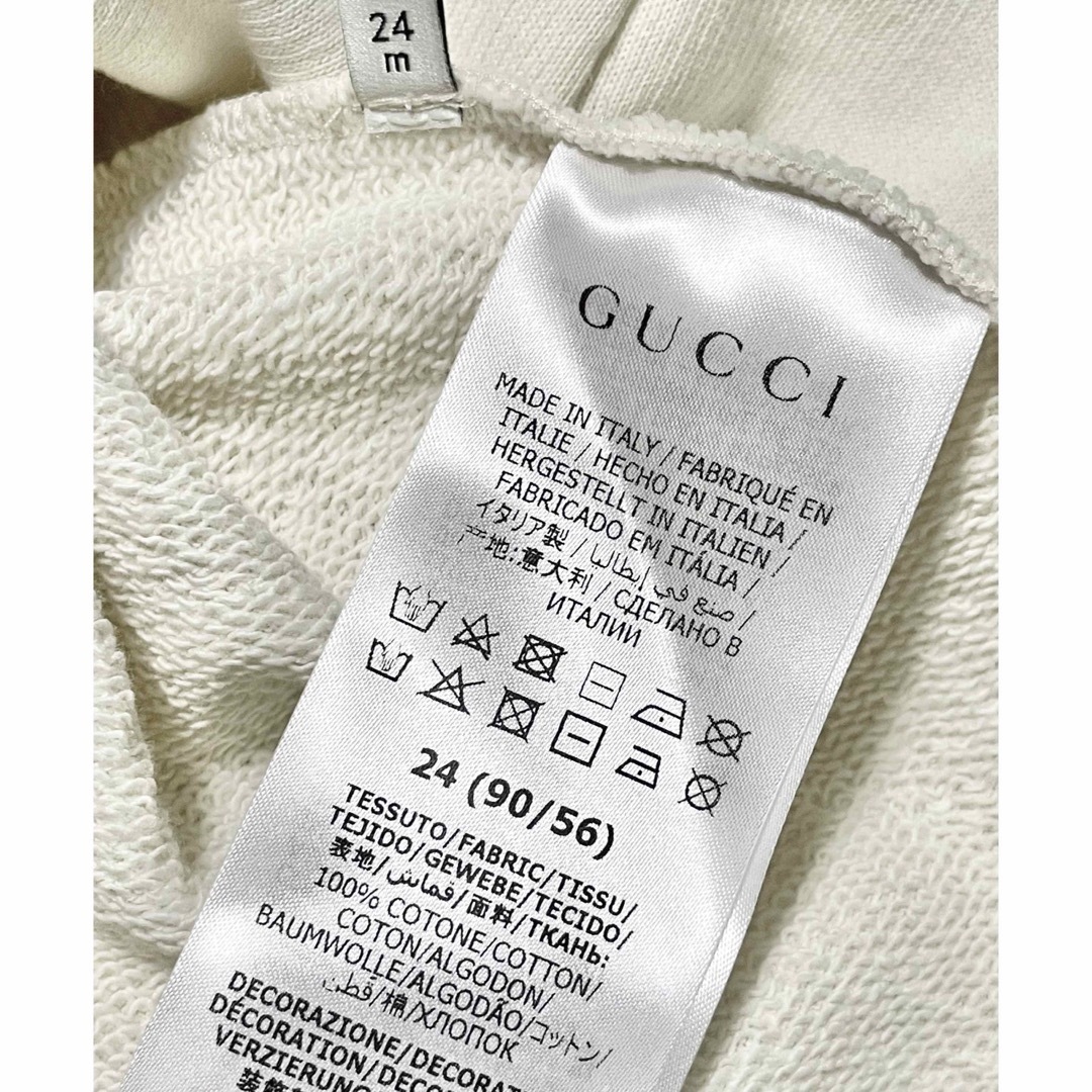 Gucci(グッチ)の【新品】GUCCI リボンコットンドレス kids キッズ/ベビー/マタニティのキッズ服女の子用(90cm~)(ワンピース)の商品写真