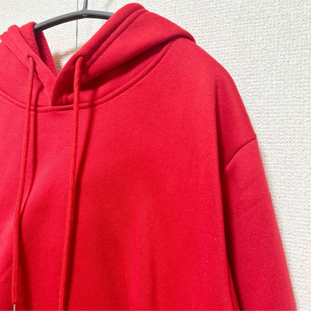 SHEIN(シーイン)のSHEIN 赤色パーカー レディースのトップス(パーカー)の商品写真