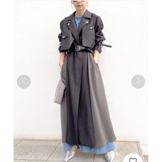 Ameri VINTAGE - 未使用品 amerivintage BACKPLEATSTRENCHの通販｜ラクマ