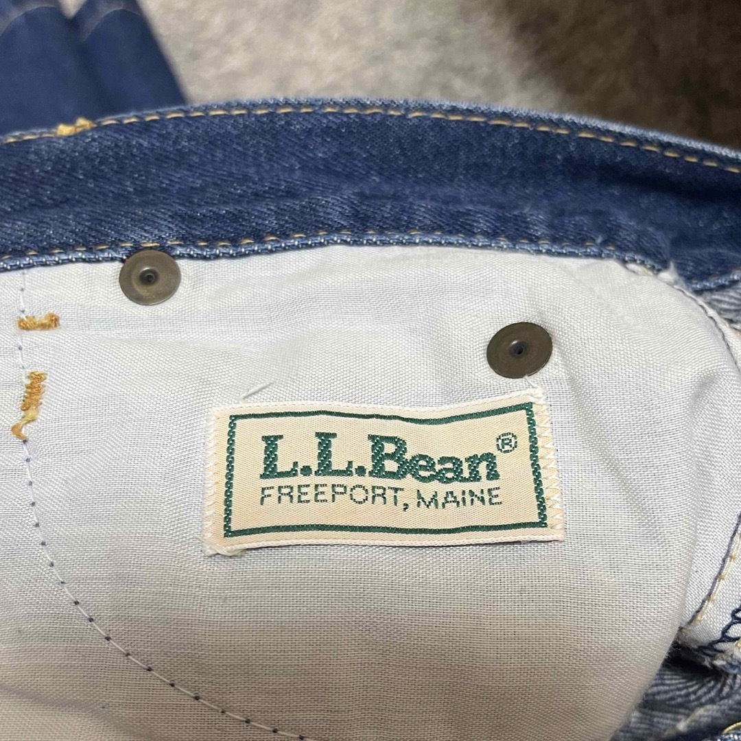 L.L.Bean(エルエルビーン)の古着　L.L.Bean デニムスカート  レディースのスカート(ひざ丈スカート)の商品写真