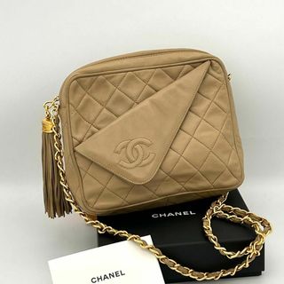 シャネル(CHANEL)の✨鑑定済✨シャネル マトラッセ フリンジ チェーンショルダーバッグ ラムスキン(ショルダーバッグ)