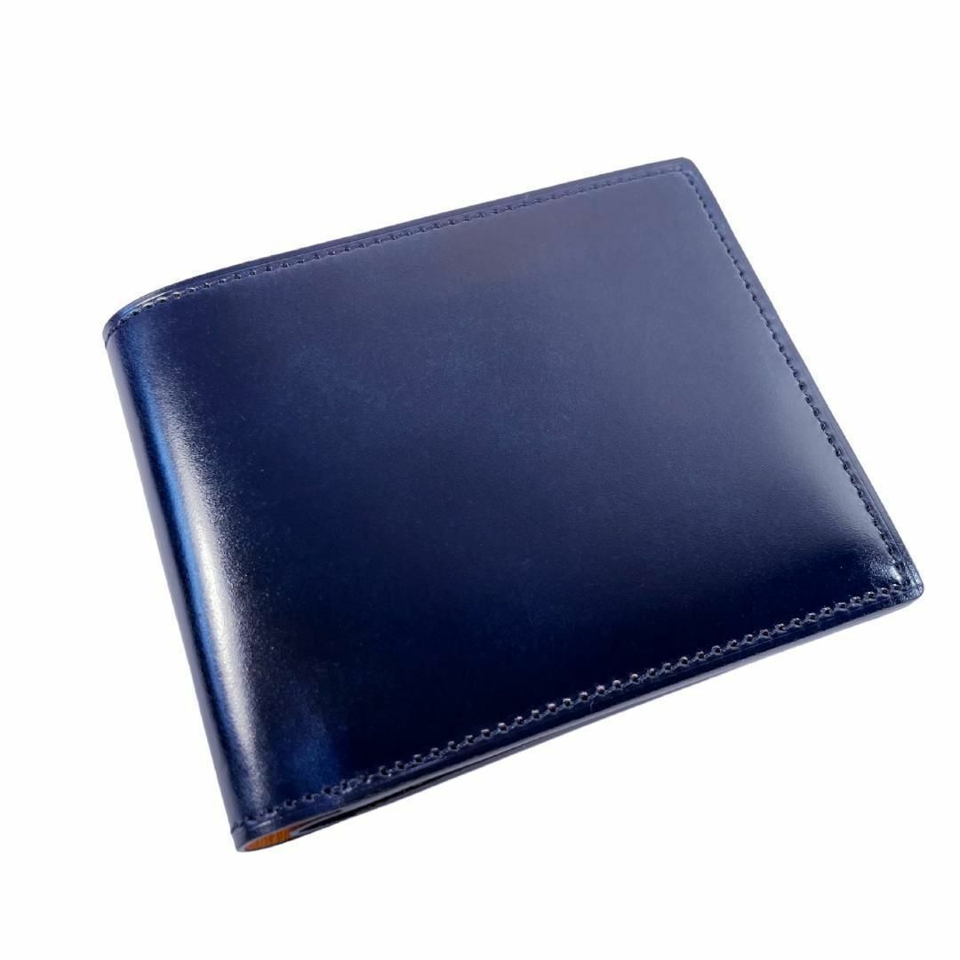 GANZO - 【新品◇ALDEN代理店】KTルイストン シェルコードバン 財布 紺