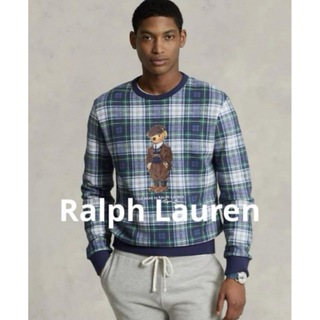 ポロラルフローレン(POLO RALPH LAUREN)のRalph Lauren ポロベア チェックトレーナー Lサイズ　新品タグ付き(スウェット)