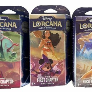 Disney Lorcana ディズニー ロルカナ スターターデッキ 3種セット(その他)