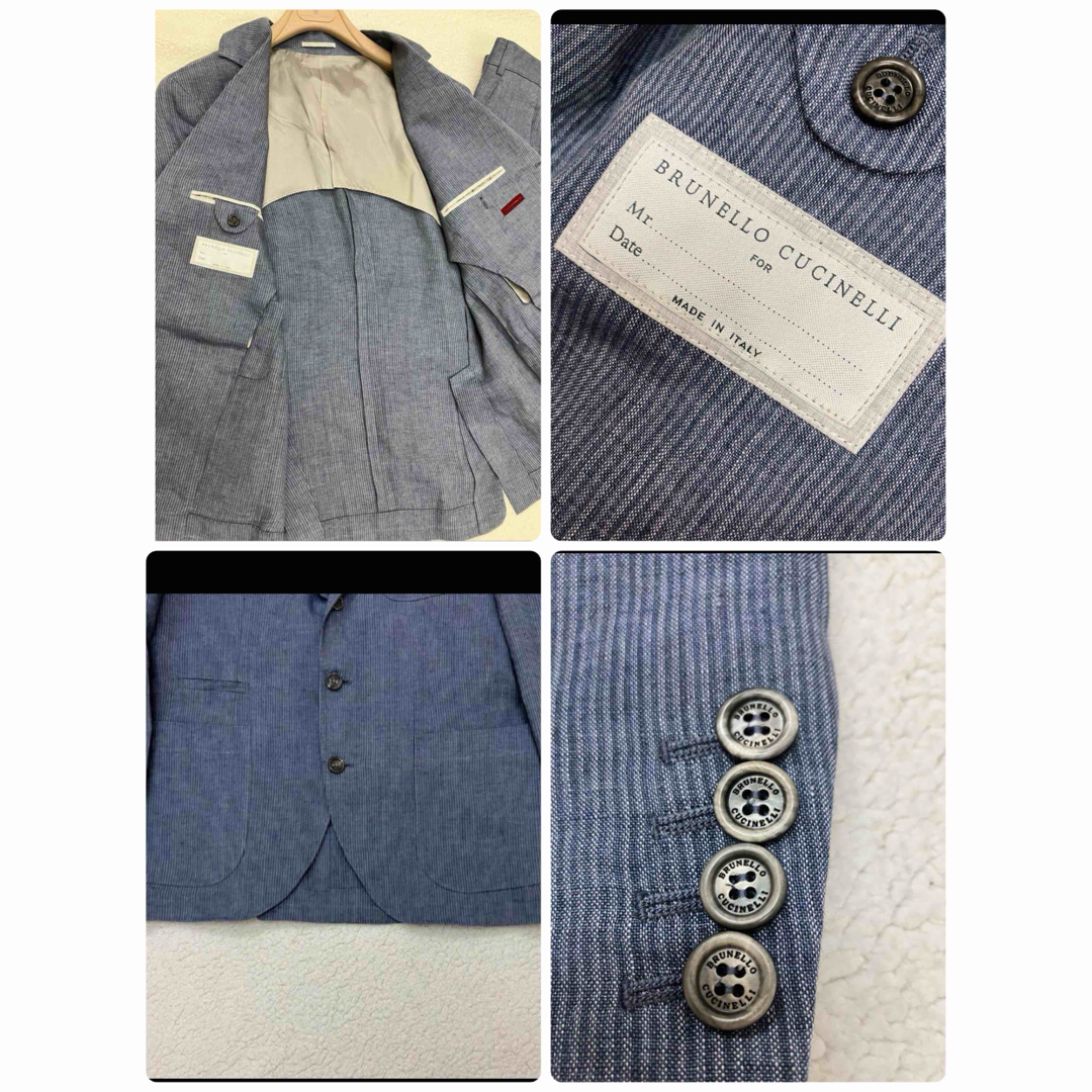 BRUNELLO CUCINELLI(ブルネロクチネリ)の22ss☆BRUNELLOブルネロクチネリ セットアップスーツ メンズのスーツ(セットアップ)の商品写真