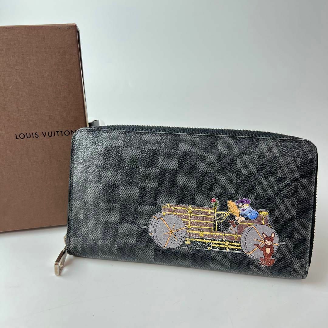 LOUIS VUITTON - LOUIS VUITTON ジッピーオーガナイザー ダミエ グラ