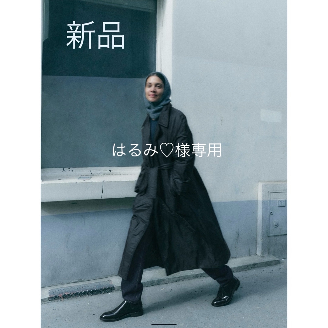 ZARA(ザラ)の新品タグ付18000円！ZARA ザラ＊キルティングロングコート  M レディースのジャケット/アウター(ロングコート)の商品写真