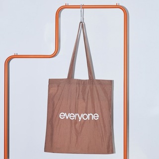 ワンエルディーケーセレクト(1LDK SELECT)の【完売】everyone nylon logo tote bag (BROWN)(トートバッグ)