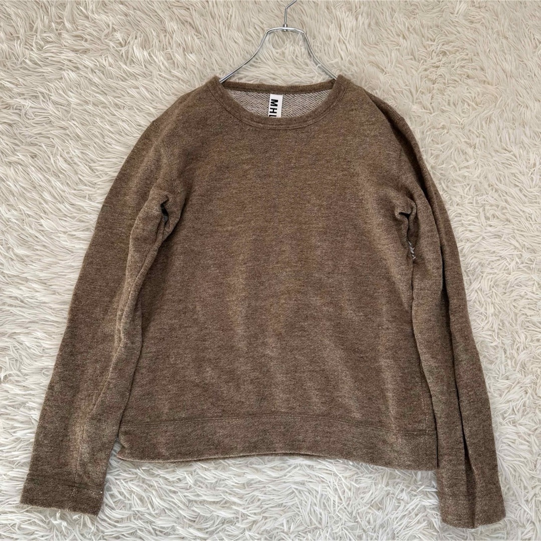 MHL.(エムエイチエル)の【MHL.】マーガレットハウエル M セーター ニット ブラウン メンズのトップス(ニット/セーター)の商品写真