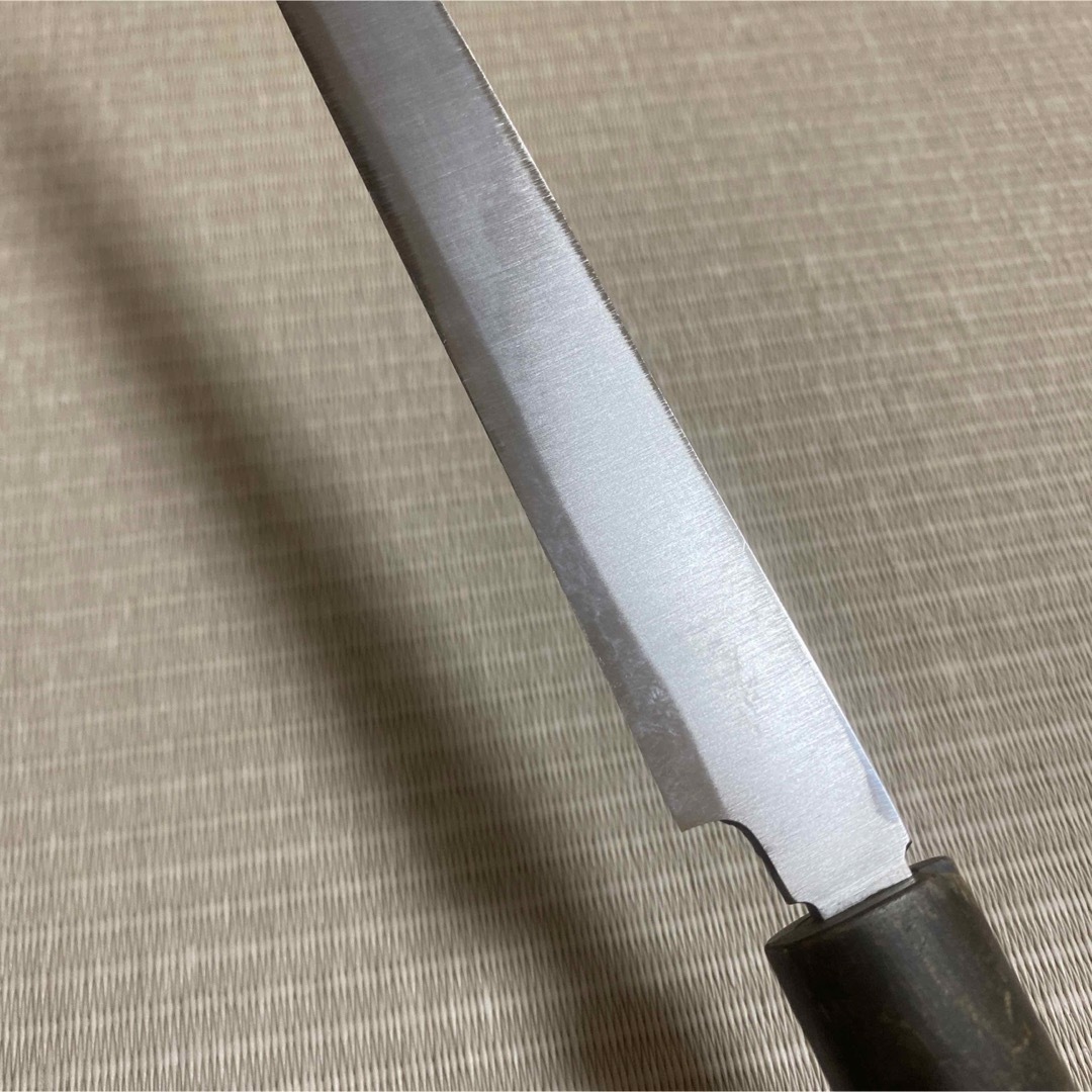本焼 刃紋 柳刃 包丁 和包丁 白鋼 かね惣 水牛柄 刺身包丁 研ぎ済み 本焼 刃紋 柳刃 包丁 和包丁 白鋼 かね惣 水牛柄 刺身包丁 研ぎ済み