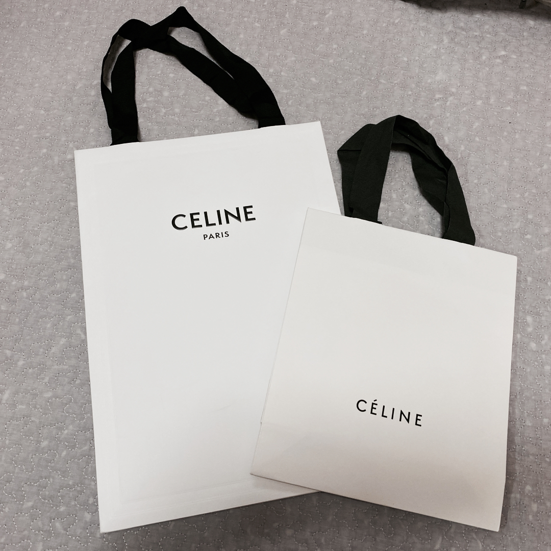 celine(セリーヌ)のセリーヌ紙袋　ロゴ2種類　フィービー時代 レディースのバッグ(ショップ袋)の商品写真