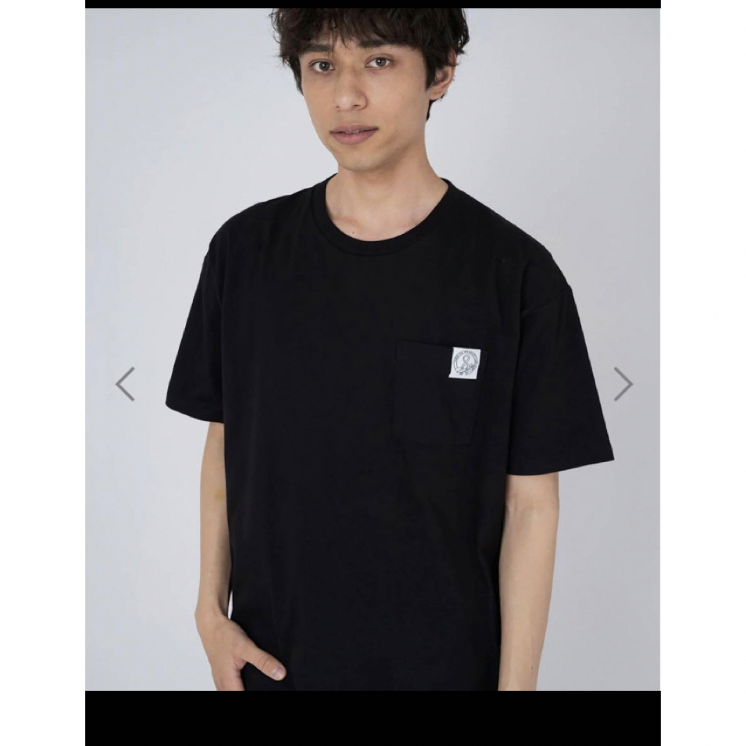 Design Tshirts Store graniph(グラニフ)のArzak(メビウス)｜バックマルチパターンTシャツ　Lサイズ メンズのトップス(Tシャツ/カットソー(半袖/袖なし))の商品写真