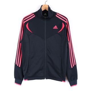 アディダス(adidas)のアディダス トラックジャケット ブルゾン ジャンパー スポーツウエア アウター メンズ Sサイズ ネイビー adidas(ブルゾン)