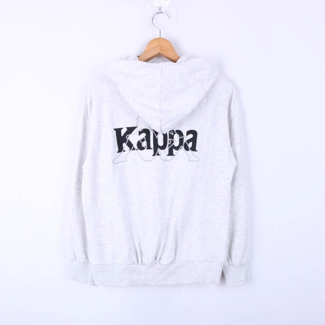 Kappa(カッパ)のカッパ パーカー 長袖 スウェット スエット GUコラボ スポーツウエア トップス メンズ Mサイズ グレー Kappa メンズのトップス(パーカー)の商品写真