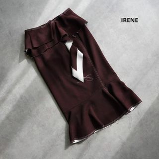 エンフォルド(ENFOLD)の極美品 IRENE マーメイドスカート フリル 変形スカート 切りっぱなし 36(ロングスカート)