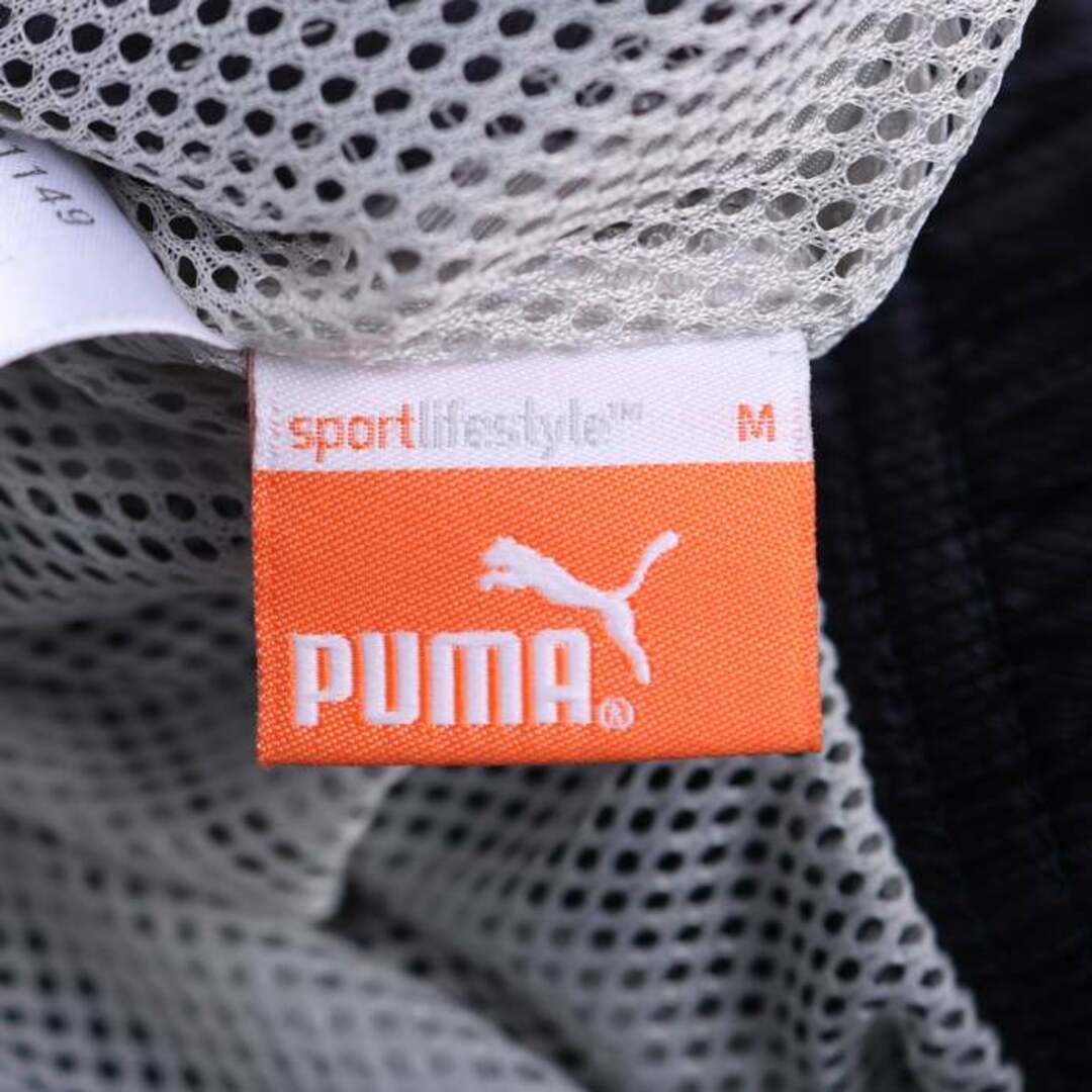 PUMA(プーマ)のプーマ ロングパンツ ウィンドブレーカー下 裏メッシュ スポーツウエア ボトムス メンズ Mサイズ ネイビー PUMA メンズのパンツ(その他)の商品写真