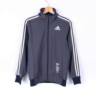 アディダス(adidas)のアディダス トラックジャケット ジャージ上 ブルゾン スポーツウエア アウター メンズ Sサイズ ネイビー adidas(ブルゾン)