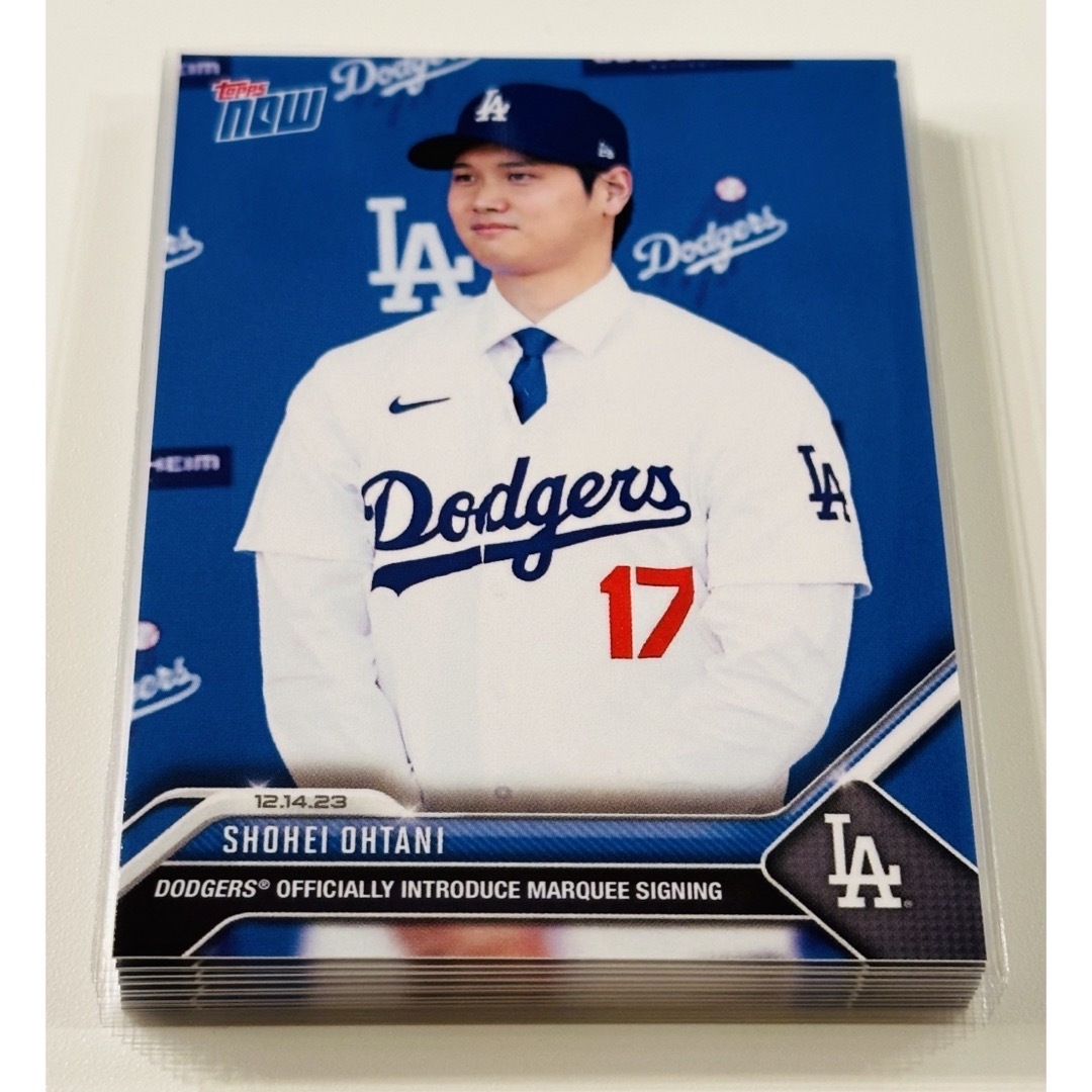 【送料込】Topps now MLB ドジャース 大谷翔平 カード 10枚セット エンタメ/ホビーのトレーディングカード(シングルカード)の商品写真