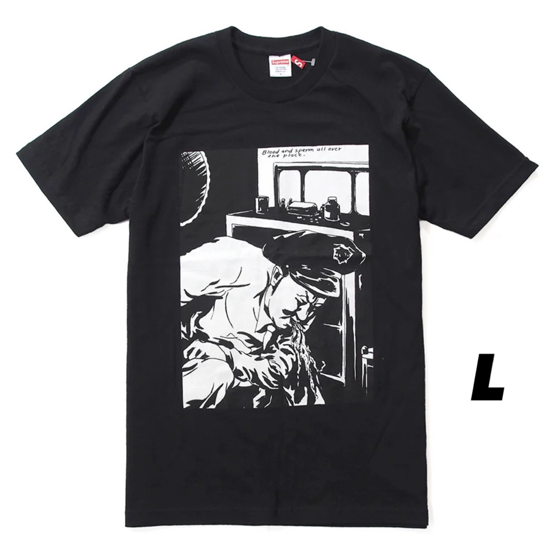 Supreme(シュプリーム)の【新品タグ付:Lsize】supreme PettibonBlood&Sperm メンズのトップス(Tシャツ/カットソー(半袖/袖なし))の商品写真