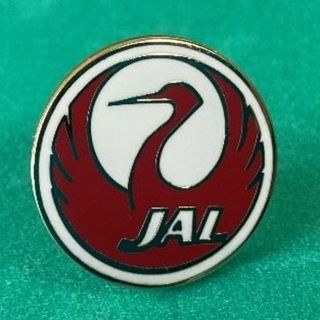 JAL 鶴丸　ピン　バッジ　旧ロゴ　日本航空(航空機)