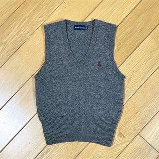 ラルフローレン(Ralph Lauren)の【100】ラルフローレン　ニットベスト　グレー　卒園式　入園式　入学式(ニット)