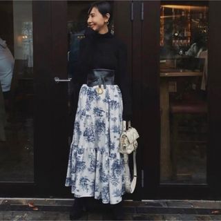 アメリヴィンテージ(Ameri VINTAGE)の《即日発送》Ameri VINTAGE TULLE DOCKING SKIRT(ロングスカート)