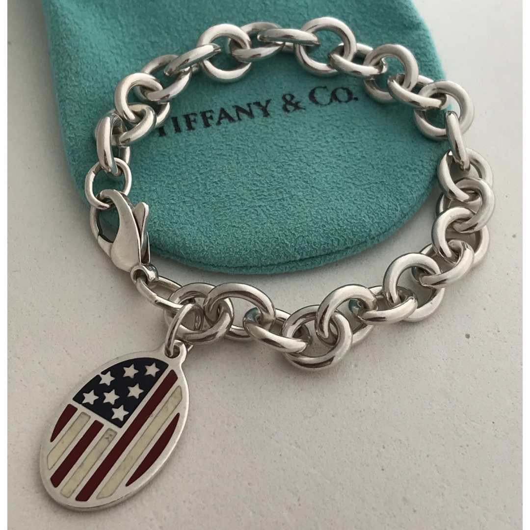 Tiffany & Co.(ティファニー)のTiffany 星条旗ブレスレット 希少 レディースのアクセサリー(ブレスレット/バングル)の商品写真