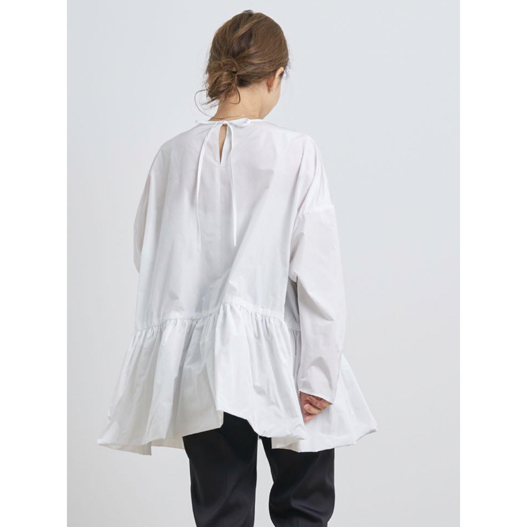 yori バックギャザーロングシャツ【2023SP】｜レディース