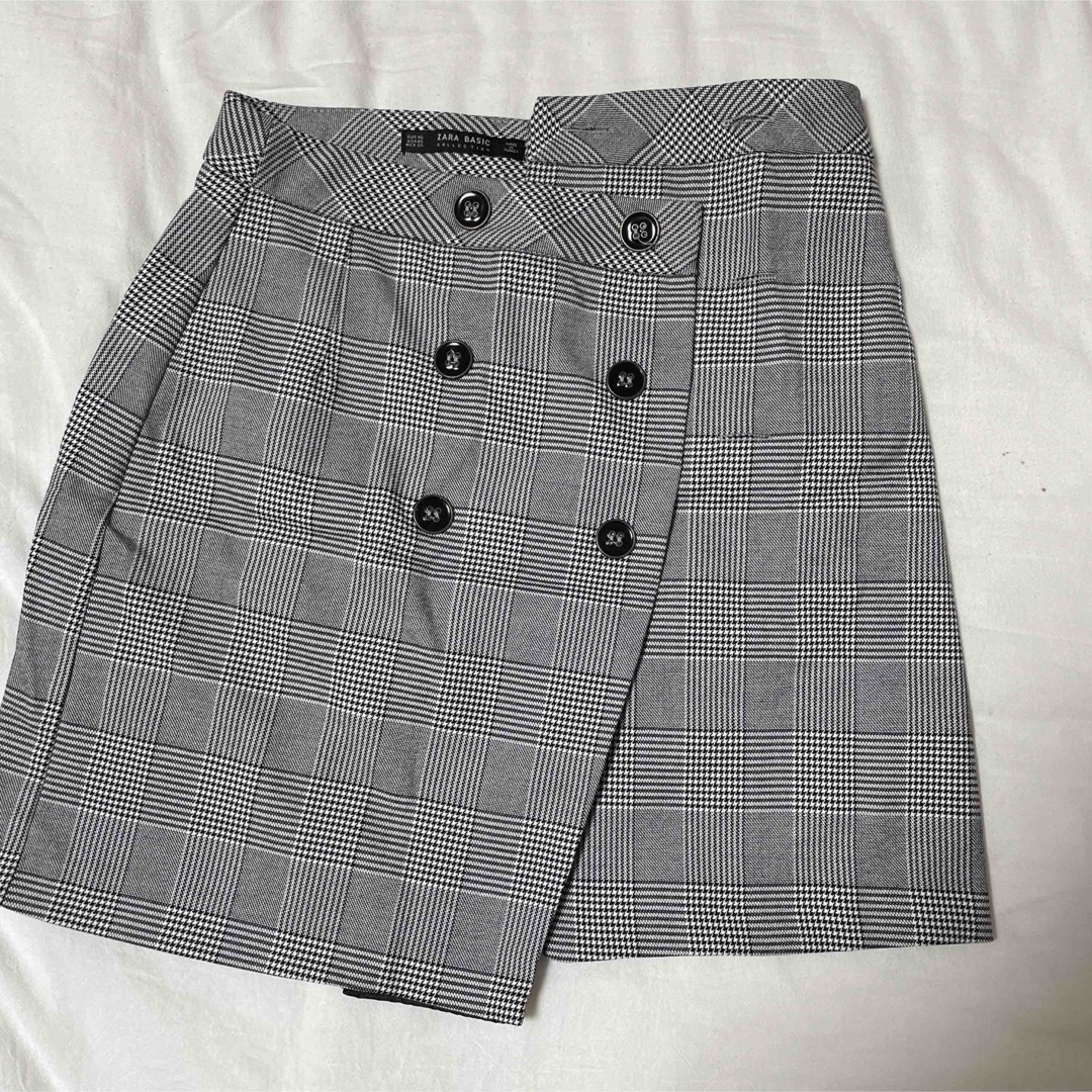 ZARA(ザラ)のZARA  グレンチェックスカート レディースのスカート(ひざ丈スカート)の商品写真